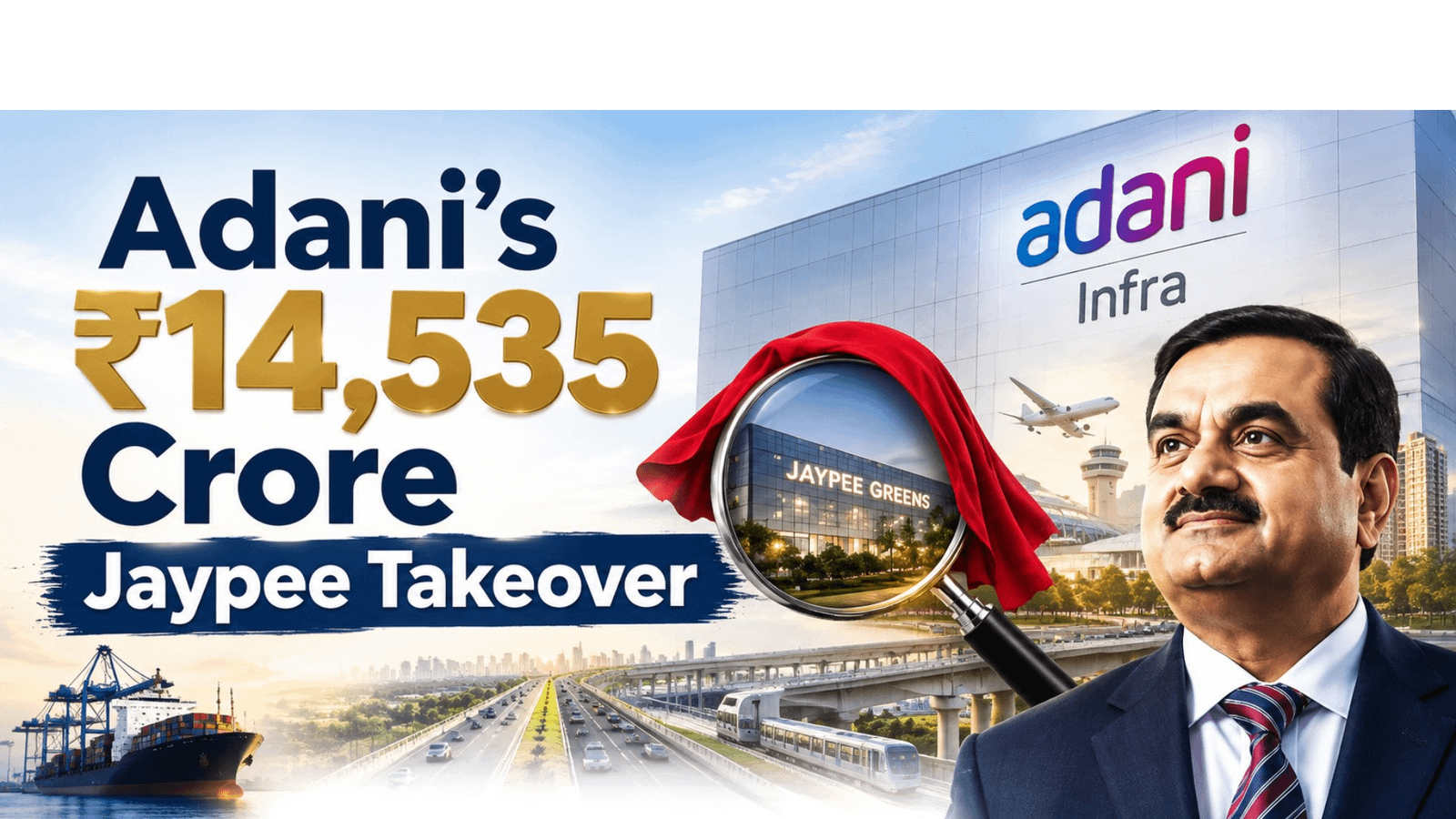 Adani’s ₹14,535 Crore Jaypee Takeover